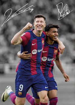 Lewandowski X Lamine Yamal - Signature